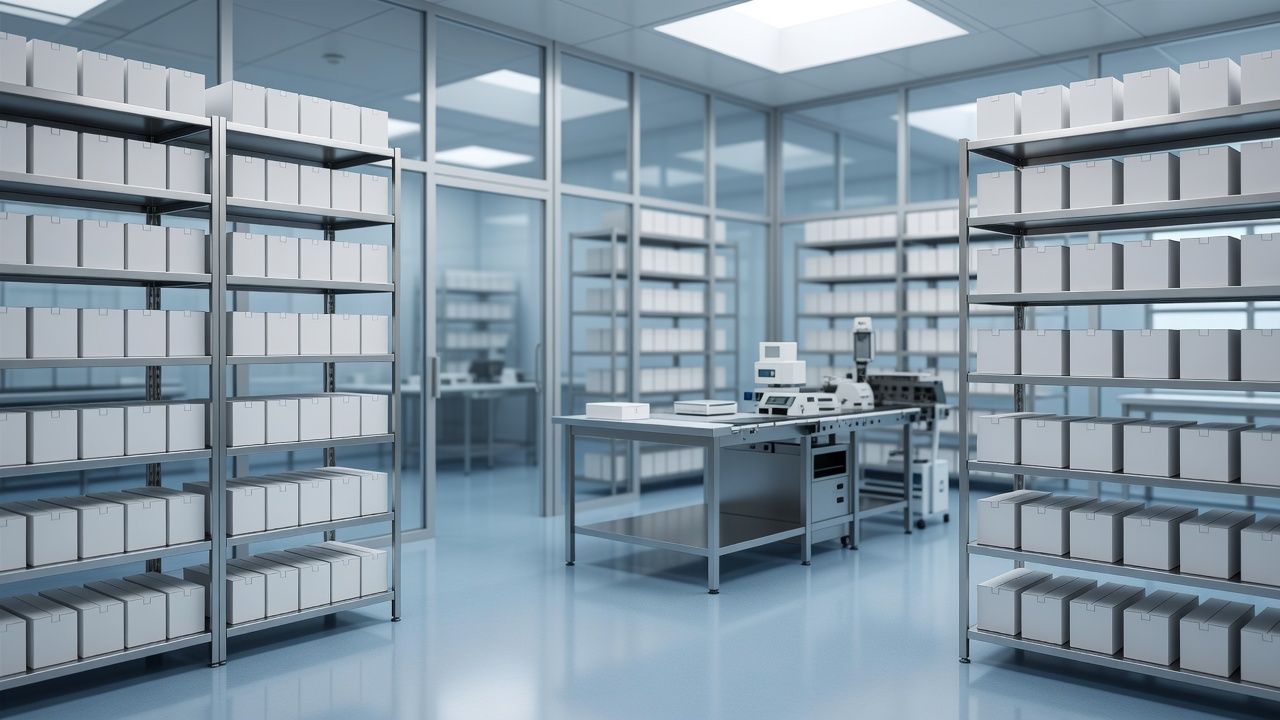 QYAOBIO storage and packaging room